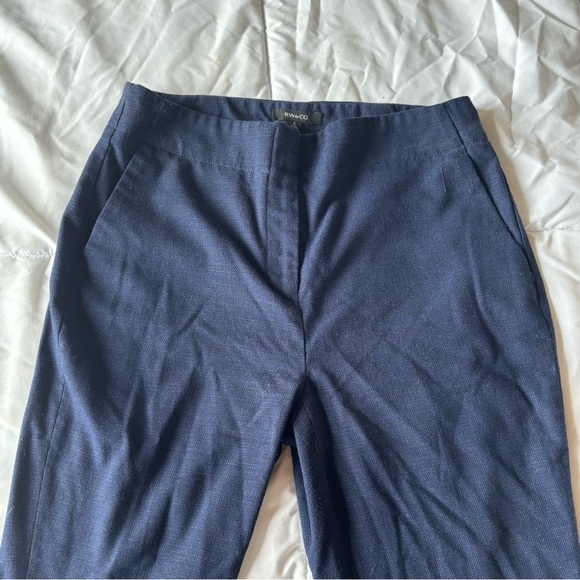 RW&Co - Navy High Waist Trousers - Size 4 - Picture 3 of 4